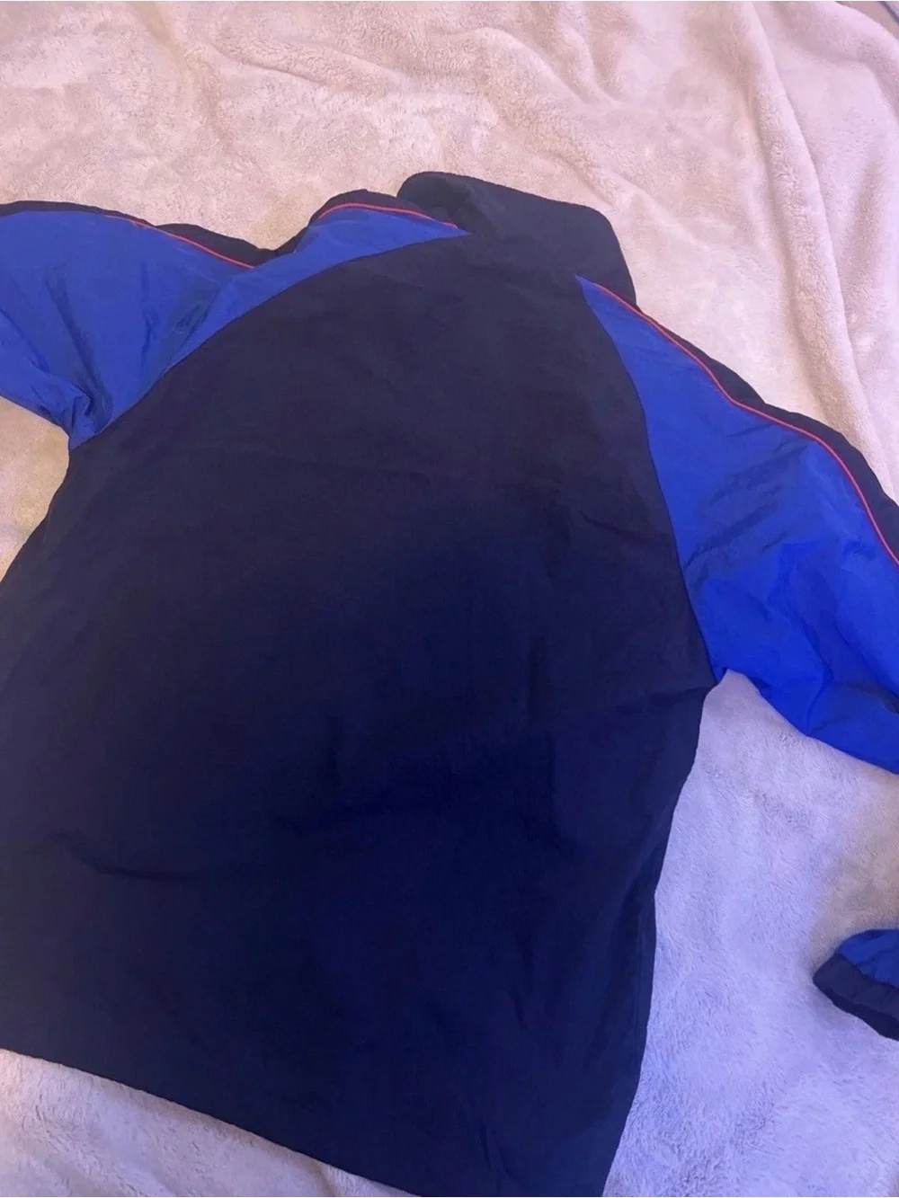 Levi's x Peanut Windbreaker with Blue, Yellow & Green Accents